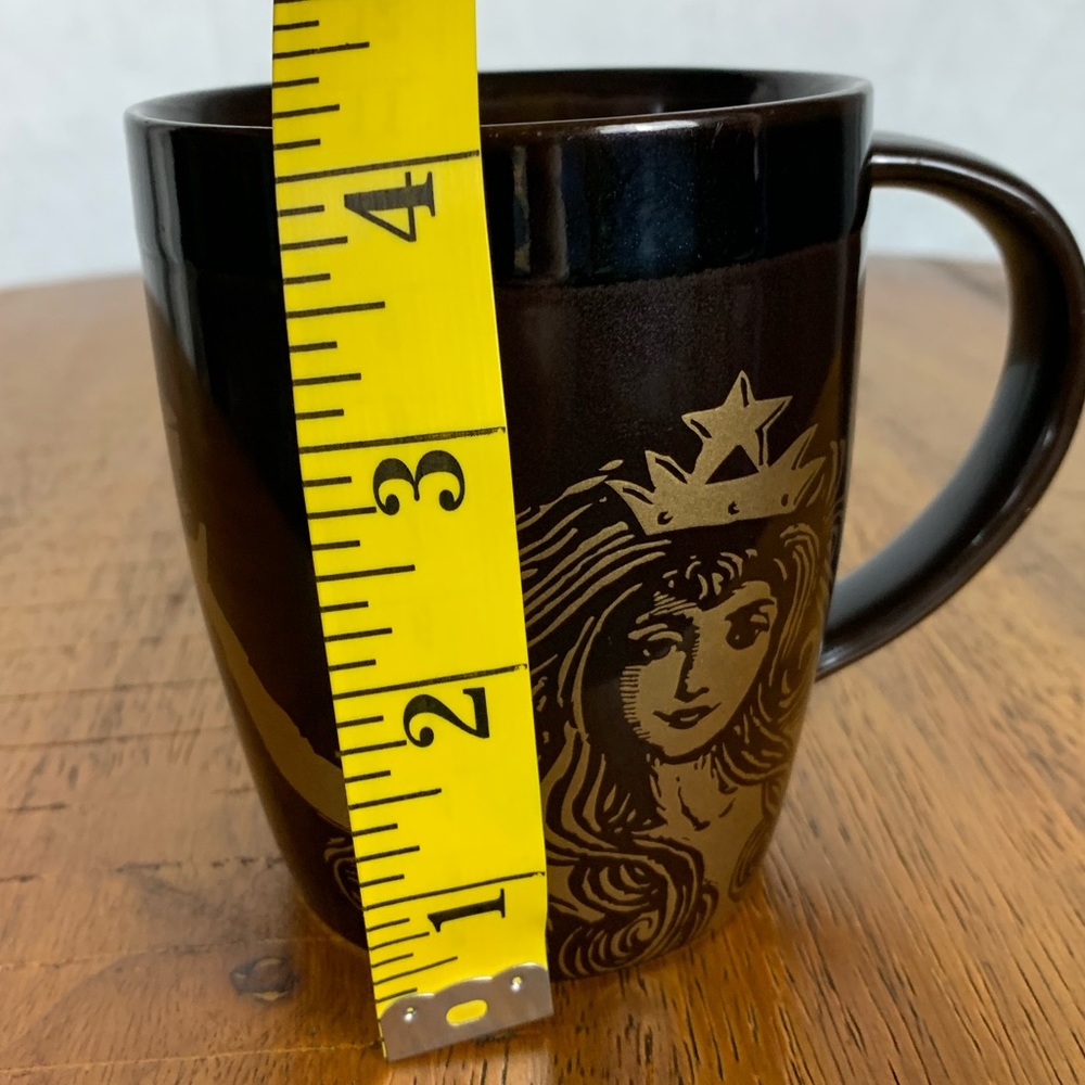 Starbucks Brown Gold 2012 Mermaid Siren Coffee Cup - Picture 8 of 9